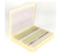 Kit di accessori per microscopio Vetrini for microscopio for campioni istologici con sezioni preparate professionali da 100 pezzi for biologia scientifica Vetrini per microscopio