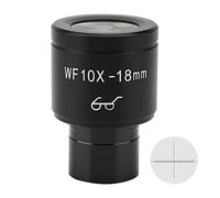 Kit di accessori per microscopio Wf10x 18. Occhio del microscopio mm con scala reticolo Hight Eyepiont Oculare Montaggio 23,2 mm for microscopio biologico Vetrini per microscopio