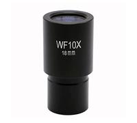 Kit di accessori per microscopio Wf5x wf10x. Occhi da microscopio 23.2mm Campo largo oculare oculare ottico oculare for biologico Vetrini per microscopio (Color : 1PC 10X)