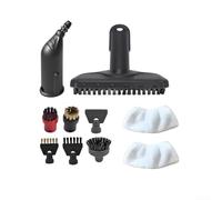 Kit di accessori per pulitore a vapore compatibile per Karcher Sc1sc2sc4sc5 macinazione a vapore, con spazzola in nylon, coperture in panno per angoli (B)