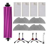 Kit di accessori per robot aspirapolvere Eureka E20 per Plus, con spazzola principale, spazzole laterali, panni per mocio, filtri e strumenti per la pulizia della polvere (A)