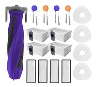 Kit di accessori per robot aspirapolvere Narwal Freo Z10 Ultra/Freo Z10, 1 spazzola principale, 4 filtri, 4 panni per pulizia, 4 sacchetti per la polvere, 4 spazzole laterali