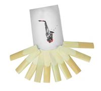 Kit Di Accessori Per Sassofono Contralto Con Sordina Per Sassofono In ABS + Anello Silenziatore Di Protezione In Gomma + Ance Da 10 Pezzi Per Tutti I Sassofoni Contralto Principianti accessori per sas