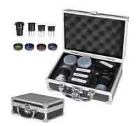 Kit di accessori per telescopio astronomico Celticbird - con set di oculari Plossl da 3 pezzi, set di filtri da 4 pezzi e lente di Barlow 2X
