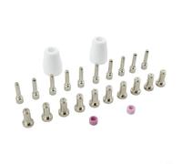 Kit di accessori per torcia al plasma da 24 pezzi, compatibile con PT-31XL, CT312, CUT-40, LGK-40, per AG-40, per taglio al plasma ad alta frequenza da 30 A