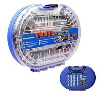 Kit di accessori per utensili rotanti, accessori con custodia per il trasporto, set multiuso per utensili rotanti, per una facile lucidatura, foratura, incisione, taglio, levigatura, rettifica