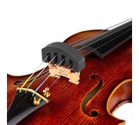 kit di accessori per violino 4/4 3/4 Violino Sordina Pratica Gomma Acustica Elettrico Violino Silenziatore Violino Violino Sordina Per Principianti(Black)