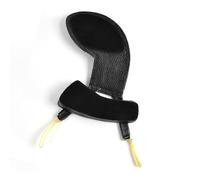 kit di accessori per violino Accessori Per Mentoniera Per Violino In Pelle Imbottitura Morbida Per Mentoniera(Black,1/8-1/16)