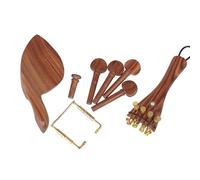 kit di accessori per violino Accessori Per Violino In Legno Di Giuggiola 4/4 Set Da 13 Pezzi Di Accessori Per Violino Asse Per Corde Parti Per Viti Per Mentoniera