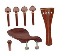 kit di accessori per violino Accessori Per Violino In Wengè Cordiera Per Mentoniera Perno E Set Di Chiodi Per Coda Accessori Di Ricambio Per Violino(1/4)