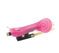 kit di accessori per violino Pinza per arco da violino per correggere la forma della mano che tiene l'arco per principianti Accessori per violino con supporto per arco a lumaca(Pink)