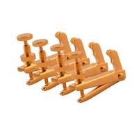 kit di accessori per violino Set Di 4 Regolatori Professionali Per Accordatore Fine Per Violino, Acciaio Legato Placcato Oro, Disponibile Nelle Dimensioni 4/4-1/8(4/4-3/4)