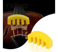 kit di accessori per violino Silenziatori Per Violino In Gomma 4/4 3/4 Sordine Per Violino Sordina Per Violino In Gomma Per Violino Accessori Per La Pratica(Yellow)