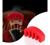 kit di accessori per violino Silenziatori Per Violino In Gomma 4/4 3/4 Sordine Per Violino Sordina Per Violino In Gomma Per Violino Accessori Per La Pratica(Red)