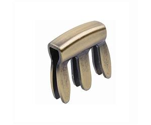 kit di accessori per violino Sordina Per Violino Ausilio Per La Pratica Silenziatore Per Violino Comodo Si Attacca Facilmente Sordina In Metallo 3 * 2 * 1cm(Golden)