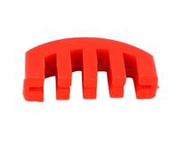 kit di accessori per violino Sordina per violino in gomma per esercizi accessori per strumenti musicali compatti per violino 4/4 3/4 1/2 e 1/4 soppressione del suono(Red)