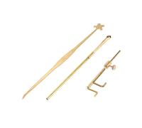 kit di accessori per violino Strumenti Per Violino Gancio Per Montante Per Suono Morsetto Per Montante Per Suono Pinza Per Lunghezza Del Montante Per Suono Strumenti Per Violino(Gold)