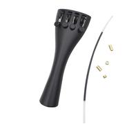 kit di accessori per violino Trafile Per Cordiera Nera Per Violino In Lega Di Alluminio Da 1 Pezzo Con Accessori Per Violino Professionali Per La Messa A Punto Del Tailgut(3/4)