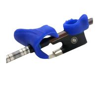 kit di accessori per violino Violin Bow Gripper Straight Bow Corrector Bowing Hand Type Bow Holder Beginner Finger Trainer(Blue)