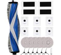Kit di Accessori Ricambi per ECOVACS Deebot T30S Pro,1 Spazzola Principale, 6 Sacchetti di Polvere, 6 Panni, 6 Spazzole di Bordo、4 Filtri、1 Piccoli Pettin
