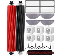 Kit di Accessori Ricambi per S8 Pro Ultra,1 Set di Spazzola Principale, 1 Spazzola di Pulizia, 6 Sacchetti di Polvere, 4 Filtri, 4 Panni, 6 Spazzole di Bordo, 1 Pettine Piccolo e 1 Cacciavite