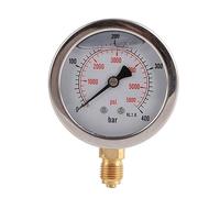 Kit di accoppiamento idraulico, manometro di accoppiamento del punto di prova, M16*2 BSP1/4, 0-400 BAR 6000 PSI, set di prova per tubi idraulici, punto di prova della pressione, adattatore per line