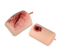 Kit di addestramento per il trattamento delle ferite alla coscia, 2 pezzi, addestramento di primo soccorso per arrestare l'emorragia alla gamba, modello didattico riutilizzabile, per esercitazioni di