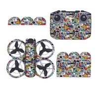 Kit di adesivi decorativi per DJI Neo, fai da te, impermeabili, pellicole protettive per DJI Neo Drone e telecomando, adesivi per la gestione della batteria, accessori Neo (5)