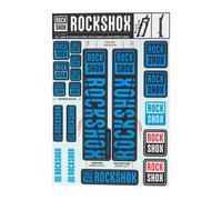 ROCKSHOX Sticker Set 30 forwardslash32 mm e RS1 Sid/Reba/Revelation (< 2018) Settore/Recon/X32/30g/30S/xc30, 11.4318.003.502 Pezzi di Ricambio, Blu, Standard