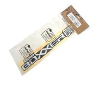 Rockshox 27/29 Ultimate 38 Mm Boxxer D1+ 2024+ For Gloss Black Decals Kit Argento White Silver