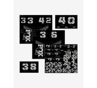 Kit di adesivi Fox Racing Shox Custom 2021 grigio