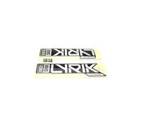 Rockshox Lyrik Ultimate 27/29 High Gloss Black 2023+ Decals Kit Argento Matte Silver Foil