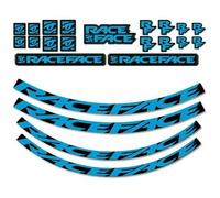 Race Face Next Sl Turbine Sl Arc Carbon 26 Arc Offset 25 Stickers Blu,Nero