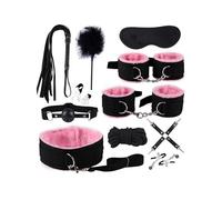 Kit Di Aerobico All'Aperto Rosa In Nylon Multifunzione Regolabile Da 10 Pezzi Con Corda Manuale E Coperchio Da Sonno -D27