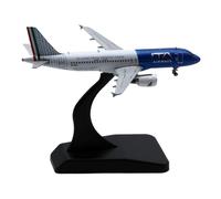 Kit di aeromobili giocattolo in scala 1:400 for aerei da collezione, modello di aereo Airbus A320 in metallo pressofuso ITA con supporto]