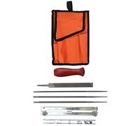 Kit di Affilatura della Catene, 8 PCS Kit di Affilatura del File Affiliazione degli Strumenti per Macinare i File Set Sede a Catena Strumento Affiliante Affiliazione della Catene con Sacchetto