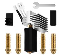 Kit di aggiornamento 0,2 0,4 0,6 0,8 mm Hotend per Elegoo Centauri Carbon, ugello in rame cromo zirconio in acciaio temprato, elemento riscaldante in ceramica, testa di stampa per stampante 3D