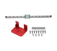 Kit di aggiornamento binario per assi X. Guida per binario di movimento lineare in metallo con accessori per stampante 3D con blocco scorrevole