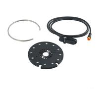Kit di aggiornamento con 12 magneti per bici elettrica Split PAS - Rilevamento preciso per conversione e-bike, facile da installare sul movimento centrale sinistro con luce LED ABS (connettore