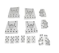 Kit di aggiornamento for parti di supporto in lega di alluminio completamente lavorate a CNC for il carro cingolato for tartarughe Fun-ssor for Ze-roG for stampante 3D Mer-cury one(Only plate 6mm)