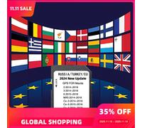 Kit di aggiornamento Navi per scheda SD Europa per Mazda 2 CX3 CX5 Navigazione Sat Nav da 16 GB con adesivi Reaview antiappannamento