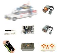 Kit di aggiornamento per Lego Ghostbusters ECTO-1 10274 Super motore e telecomando, compatibile con Lego 10274 (modello non incluso)