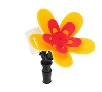 Kit di Alimentazione colibrì Fai -da -te Dign di Fiori Riciclabili Tubo per Alimentazione degli Uccelli con una Mano di Aspirazione per Giardino Patio Balcone Esterno (Fiore singolo)