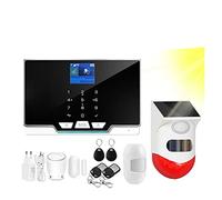 Kit di allarme for la sicurezza for ladri for for latte tuya wifi gsm Rfid tft Tocca tastiera Smart Life App Compatibile Installazione rapida(J)
