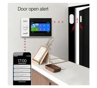 Kit Di Allarme Sicurezza Tuya Controllo App Con Telecamera IP Rilevatore Movimento Quadrante Automatico WIFI Gsm Intelligente For La Casa Sistema Di Allarme Completo(D)