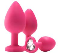 Kit per l'allenamento anale Flirts - Set di dildo anali (3 pezzi) - rosa