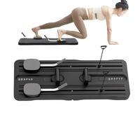 Kit di allenamento Pilates | Tavola di allenamento Pilates per addominali per donne,Attrezzatura di allenamento completa per rinforzo del nucleo e palestra a