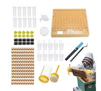 Kit di allevamento della regina - Allevamento di regina | Kit di apicoltura per principianti completi con utensili da innesto esclusioni Queenbee e tazze di celle | Attrezzatura per apicoltura com