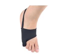 Kit di allineamento delle dita dei piedi, correttore per donne e uomini, regolabile, raddrizzatore ortopedico per alleviare il dolore, separatore, comodo, nero, taglia unica