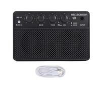 Kit di amplificatore per chitarra elettrica mini portatile ricaricabile ricaricabile in plastica da 10w input universale BT Connettività per cuffie regolabile per la pratica del